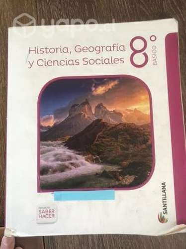 Libro Historia, Geografía y ciencias SANTILLANA