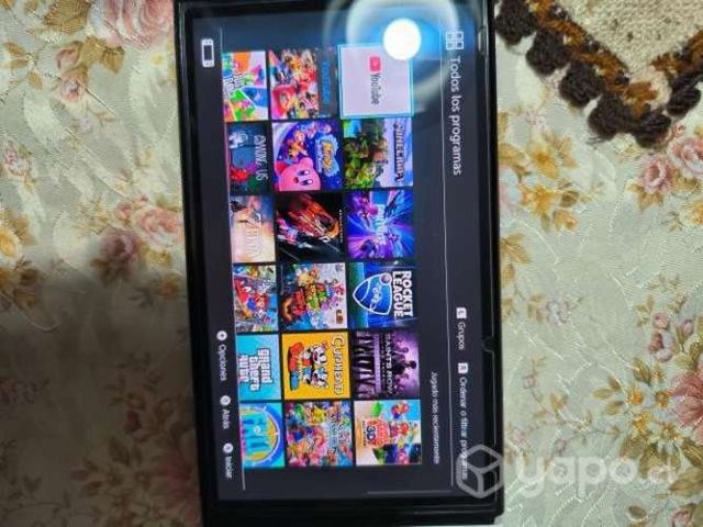 Nintendo switch oled con + de 10 juegos + 256gb