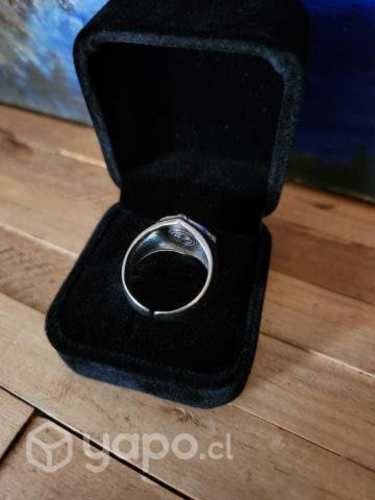 Anillo ajustab de caballo de plata tailandesa S925