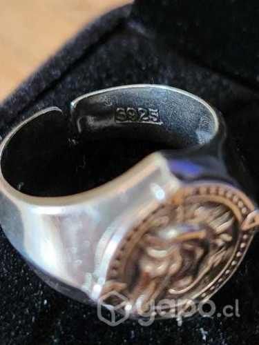 Anillo ajustab de caballo de plata tailandesa S925