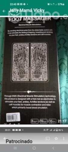 Alfombra electromasaje pies