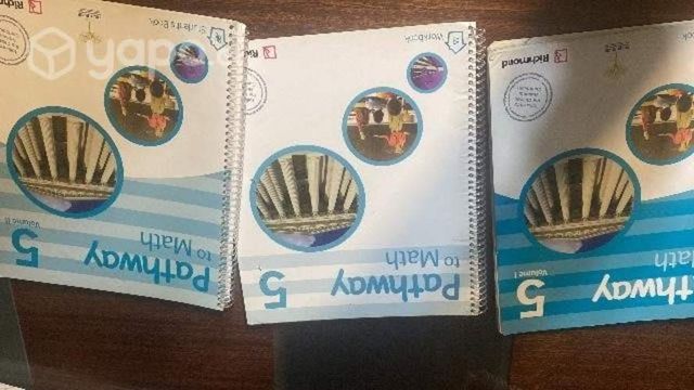 Textos Pathway to math 5 básico.