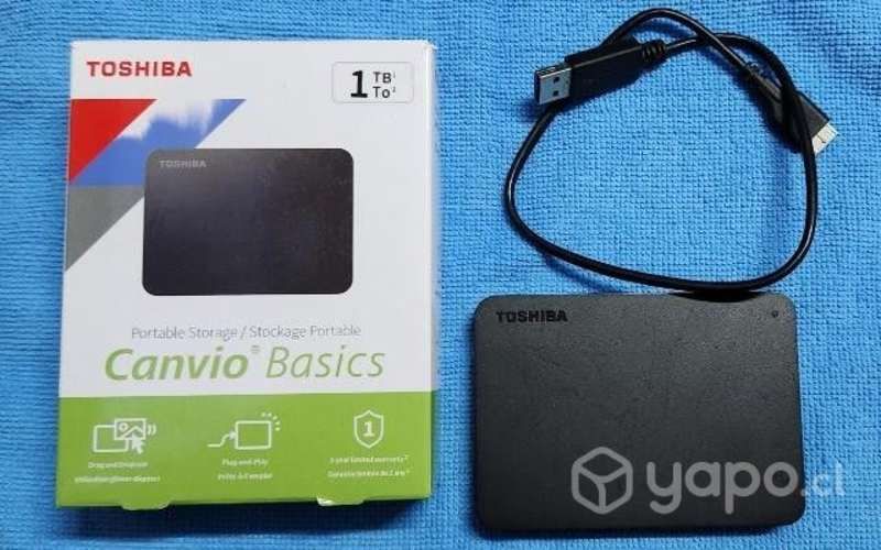 Disco externo 1tb toshiba canvio basics
