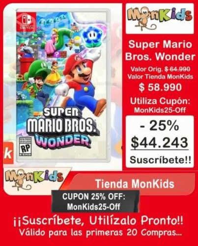Super Mario Bros. Wonder Nintendo Switch Físico