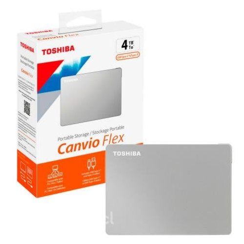 Disco Duro Externo Toshiba 4TB 2.5in Canvio Flex