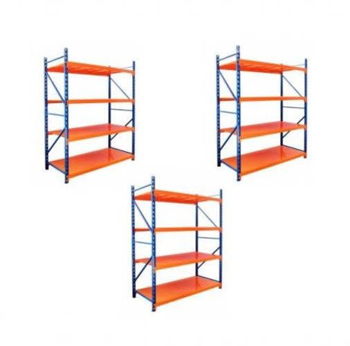 Pack 3 Estantería Rack Profesional Industrial 1500