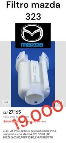 Filtro de combustible Mazda 323