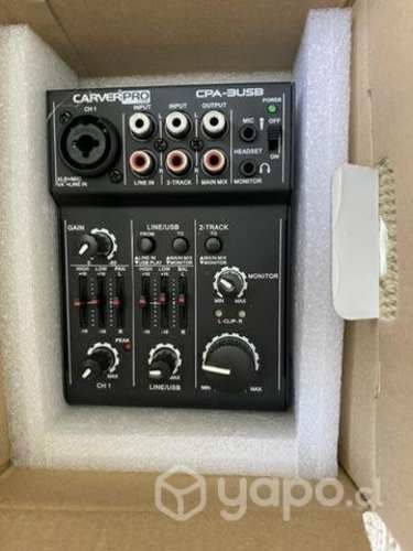 Mini mixer Carver Pro CPA-3USB