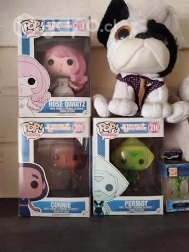Funko Pops Rose Quartz, Peridot y Connie (Steven)