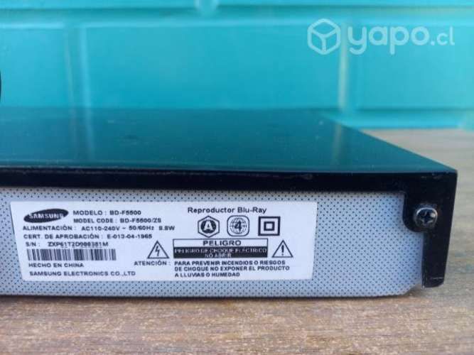 Samsung blu ray player bd-f5500 3d ( no wi fi )