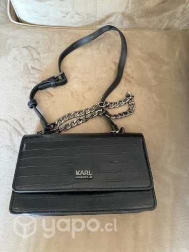 Bandolera Karl Lagerfield Negra sin USO