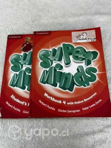 Inglés Súper Minds 4 básico