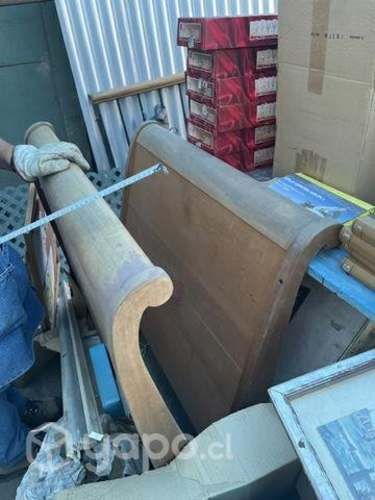 Respaldos para cama de una plaza de madera