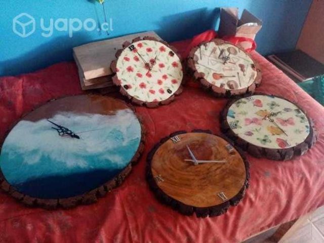 Relojes de madera