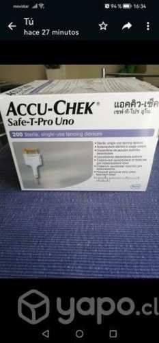 Lancetas para toma de glicemia accu-chek