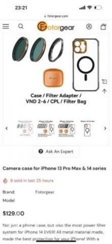 Set de filtros cámara de iphone