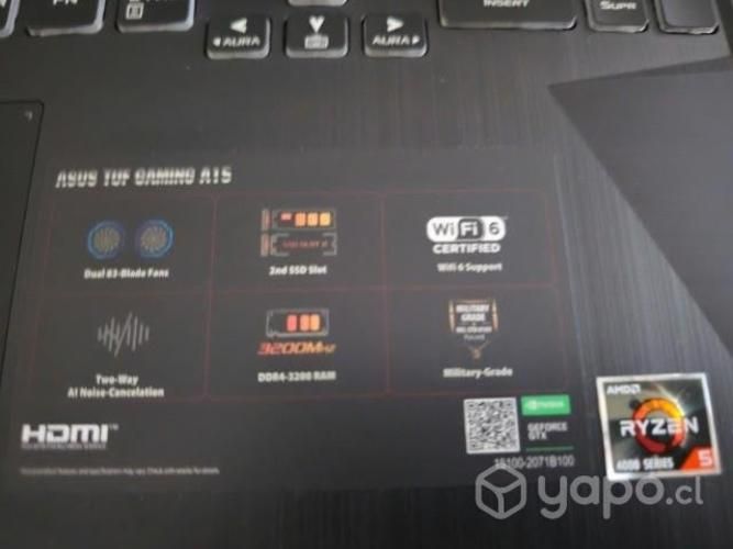 Notebook Asus Tuf FA 506ihr