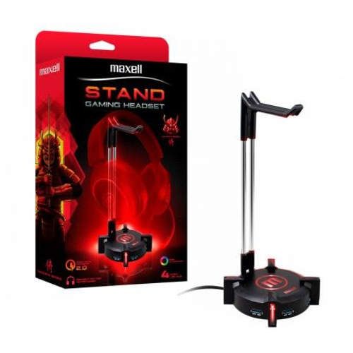 Soporte para Audifonos Stand Gamer Maxell RGB USB