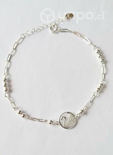 Pulsera de Plata 925 con el CISNE de Swarovski