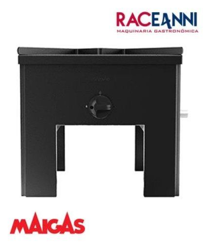 Anafe negro 1 plato bajo 43x43 cm maigas