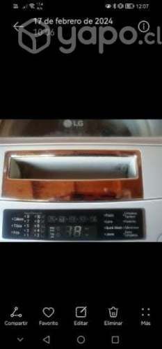 Lavadora LG modelo turbodrum