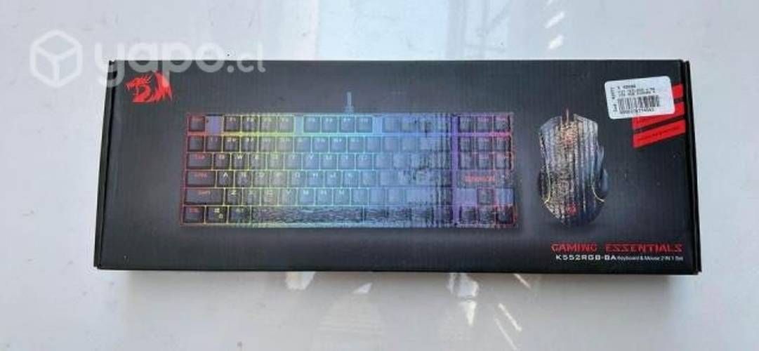 Kit RGB 2 en 1 Redragon Kumara Mouse/Teclado Sella