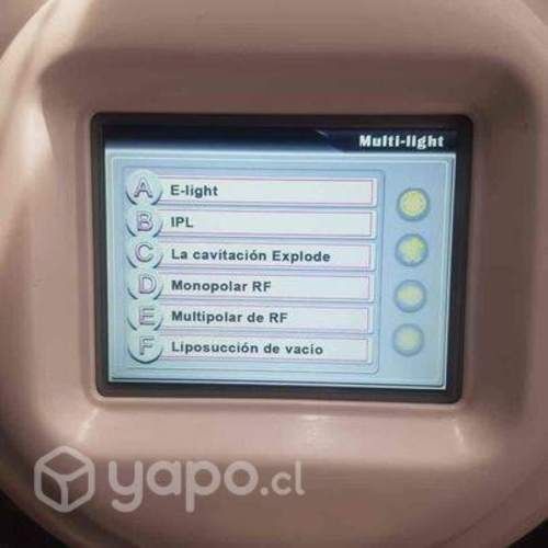 Maquina multifuncional con ipl