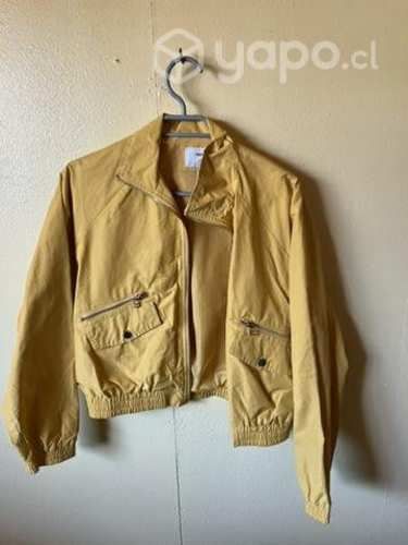 Cortavientos amarillo talla S