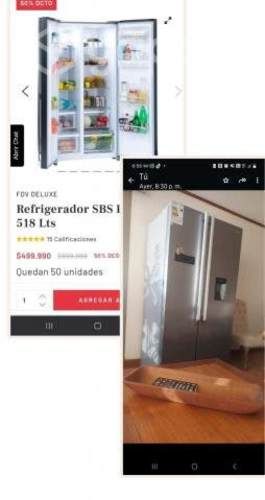 Refrigerador 2 puertas FDV