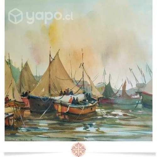 Cuadro de Luis Vicencio * Acuarela de Pto Montt