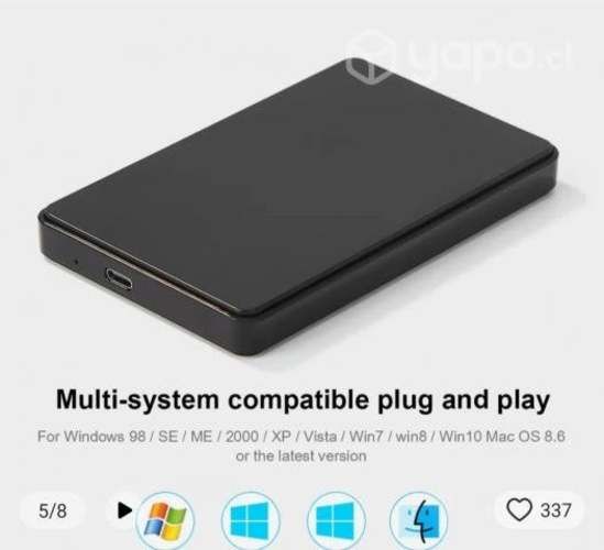 Disco externo ssd 1tb usb 3.0 tipo c