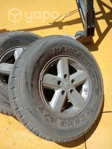 Jeep wrangler llanta con neumatico nuevo envio reg