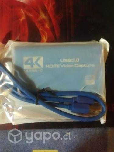 Capturadora 4K USB 3.0 compatible con HDMI