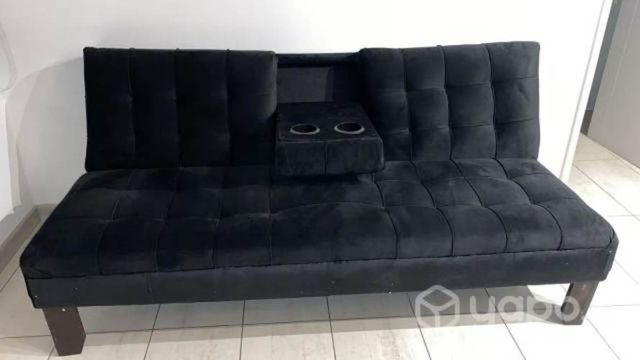 Futon cama con porta vasos
