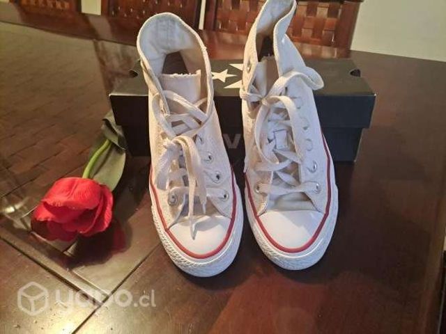 Zapatillas blancas converse unisex talla 36
