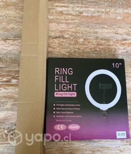 Aro de Luz TikToker con Tripode y Soporte Celular