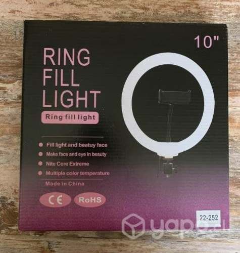 Aro de Luz TikToker con Tripode y Soporte Celular