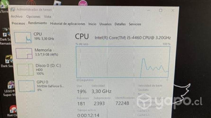 Pc + teclado + mouse + mousepad