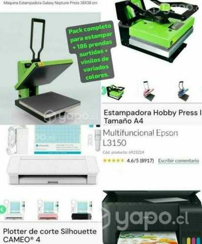Pack completo para emprender en estampado