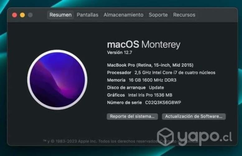 MacBook Pro Retina 16"