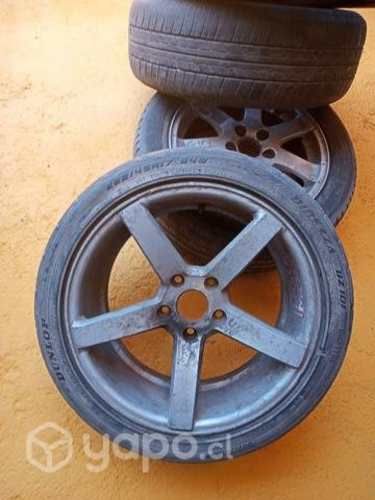 Vossen llanta aro 17 concava con neumatico envio