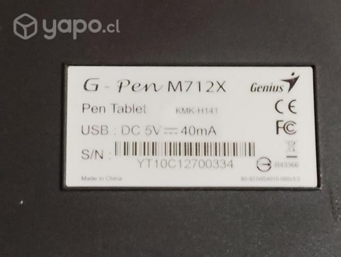 Tableta Gráfica Genius G-Pen M712X