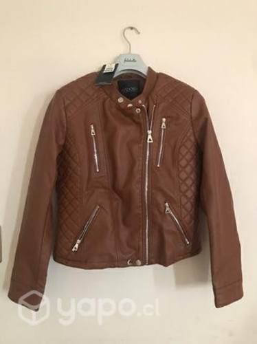 Chaqueta cuero mujer