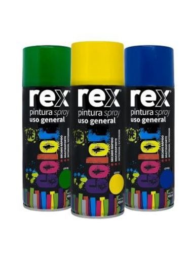 Pintura en Spray de Uso General REX Negro Mate