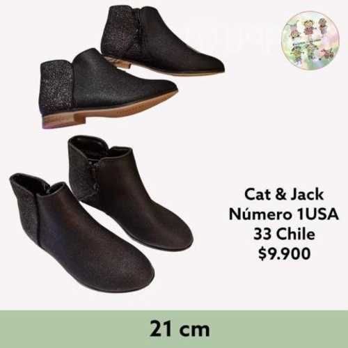 Botines niña talla 33 con brillos