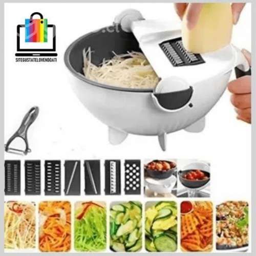 Cortador de Verduras Multifuncional Giratorio y co
