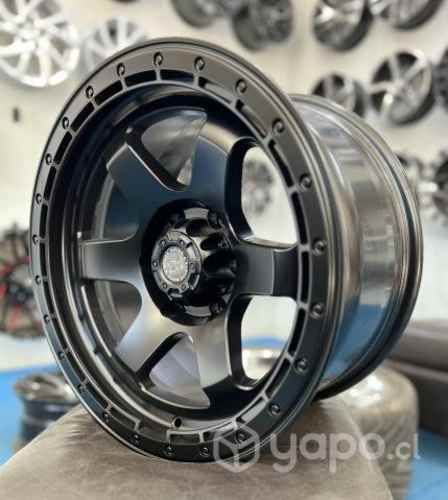 Llantas 17x9 6x130 Rhino negra para MAXUS especial