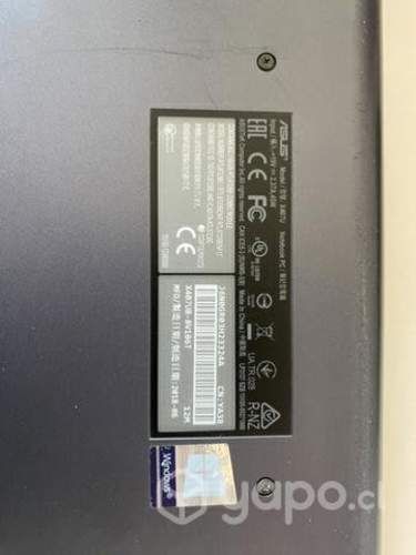 Notebook Asus X407UA con 12 GB de RAM y 1TB