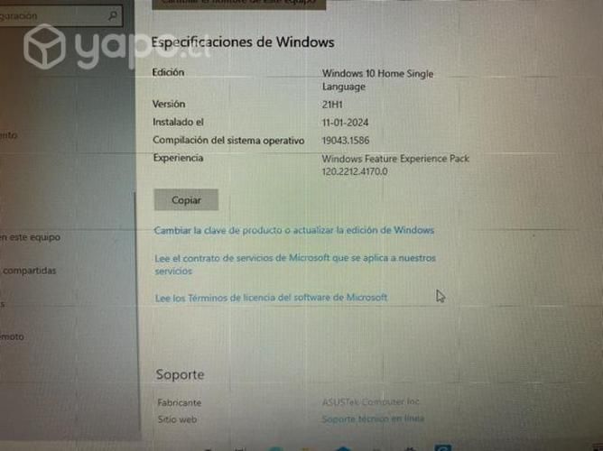 Notebook Asus X407UA con 12 GB de RAM y 1TB