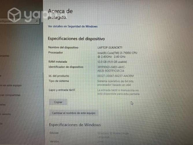 Notebook Asus X407UA con 12 GB de RAM y 1TB